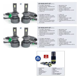 Kit conversione Led 18000 lumen completo per Mercedes ML serie W164 Faro+Posizione
