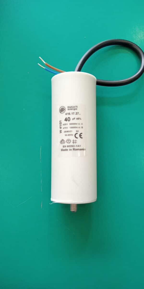 Condensatore d'esercizio 40,0UF-450V Twin Cable 250MM