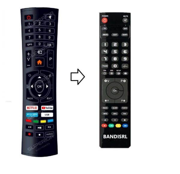 Telecomando compatibile per Smart Tech SMT32F1SLN83UDI