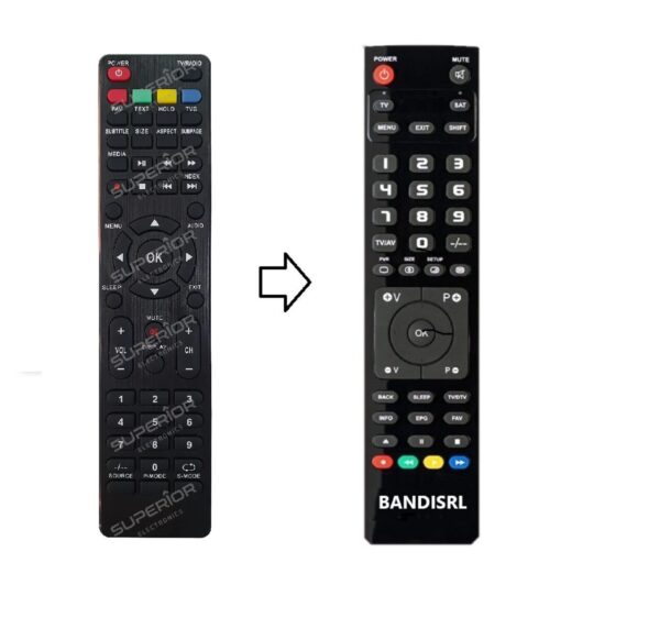 Telecomando compatibile per Zephir ZE22FHD
