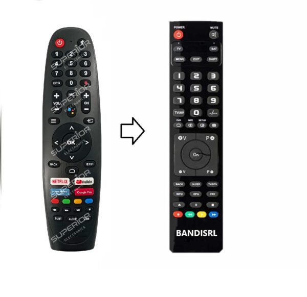 Telecomando compatibile per SMART TECH	40FN10T2