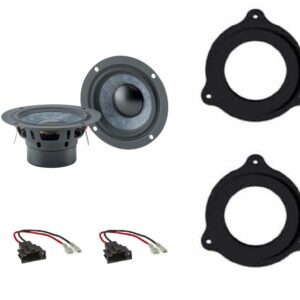 Focal Slate Fiber midrange per Audi A6 (C6) serie dal 2005 al 2011