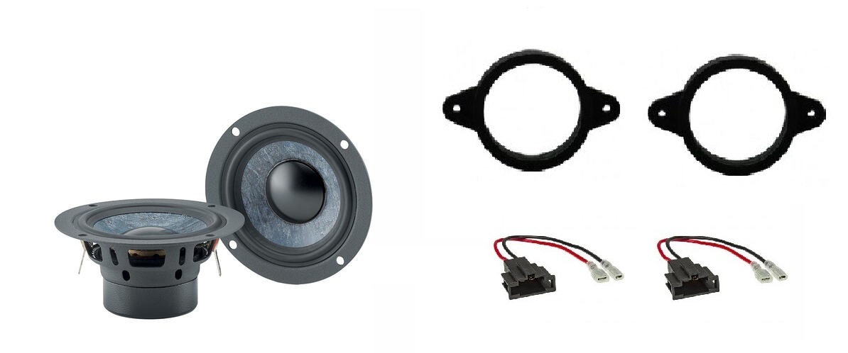 Focal Slate Fiber midrange per Audi Q3 (8U) serie dal 2011 al 2018