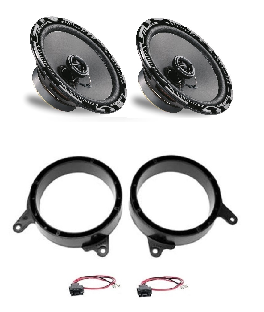 Kit altoparlanti coassiali + cavi per Mercedes Classe E (W210) anteriori