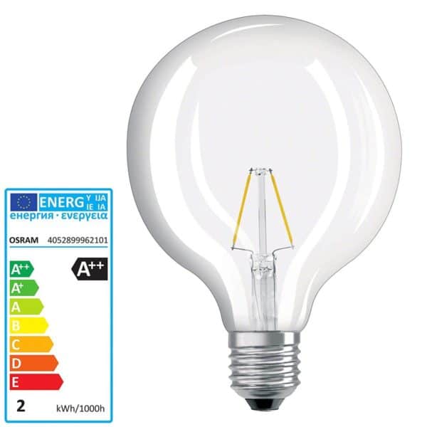 lampada led classic globe parathom retrofit E27 2700k 125