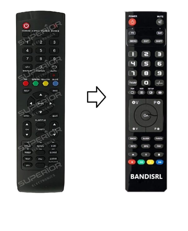 Telecomando compatibile per HKC HKC EH40D4K  già programmato