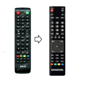 Telecomando compatibile per AKAI AKTV5504T già programmato