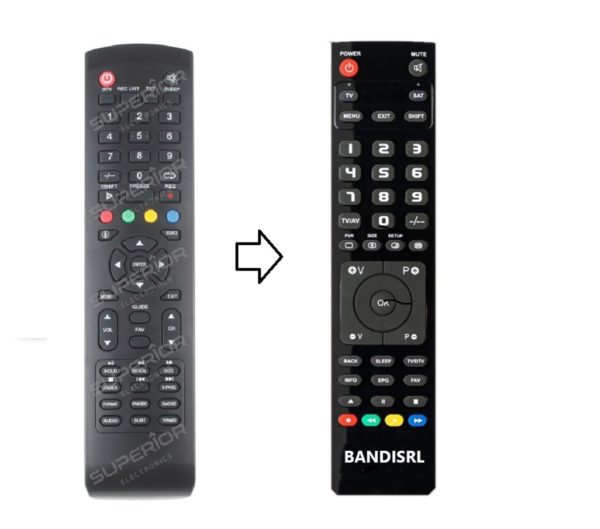 Telecomando compatibile per OK ODL 32677 NH-TB già programmato