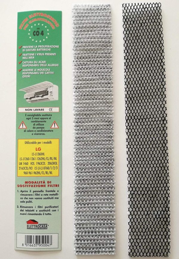 N 2 FILTRI PER  CLIMATIZZATORI ARIA AERMEC WGH 070 - 090 - 120(E)