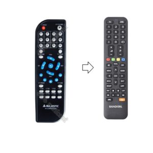 1971 TELECOMANDO COMPATIBILE (NON ORIGINALE) PER MAJESTIC AH 2336 MP3/USB