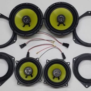 Kit altoparlanti casse + cavi per Peugeot Bipper Anteriori e Posteriori