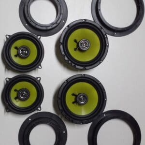 Kit altoparlanti anteriori posteriori per Mercedes Classe B W245 + supporti