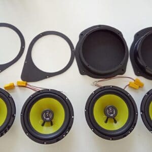 Kit altoparlanti + cavi per Lancia Delta 3 porte Anteriori e Posteriori