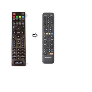 4065 Telecomando compatibile per Akai AK TV 4032 T