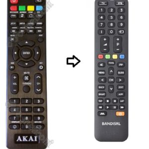 4065 Telecomando compatibile per Akai AK TV 4021 T