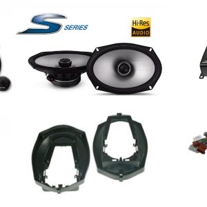 Kit altoparlanti + amplificatore Alpine per BMW Serie 3 E36 sedan 1991-1998