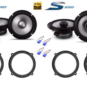 Kit 6 altoparlanti Alpine S2 per Hyundai I30 serie dal 2012 al 2020 Anteriori e Posteriori
