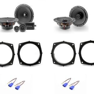 Kit 6 altoparlanti FOCAL per Mitsubishi COLT CZC VI Cabriolet (RG) serie 2006 - 2009 Anteriori e Posteriori