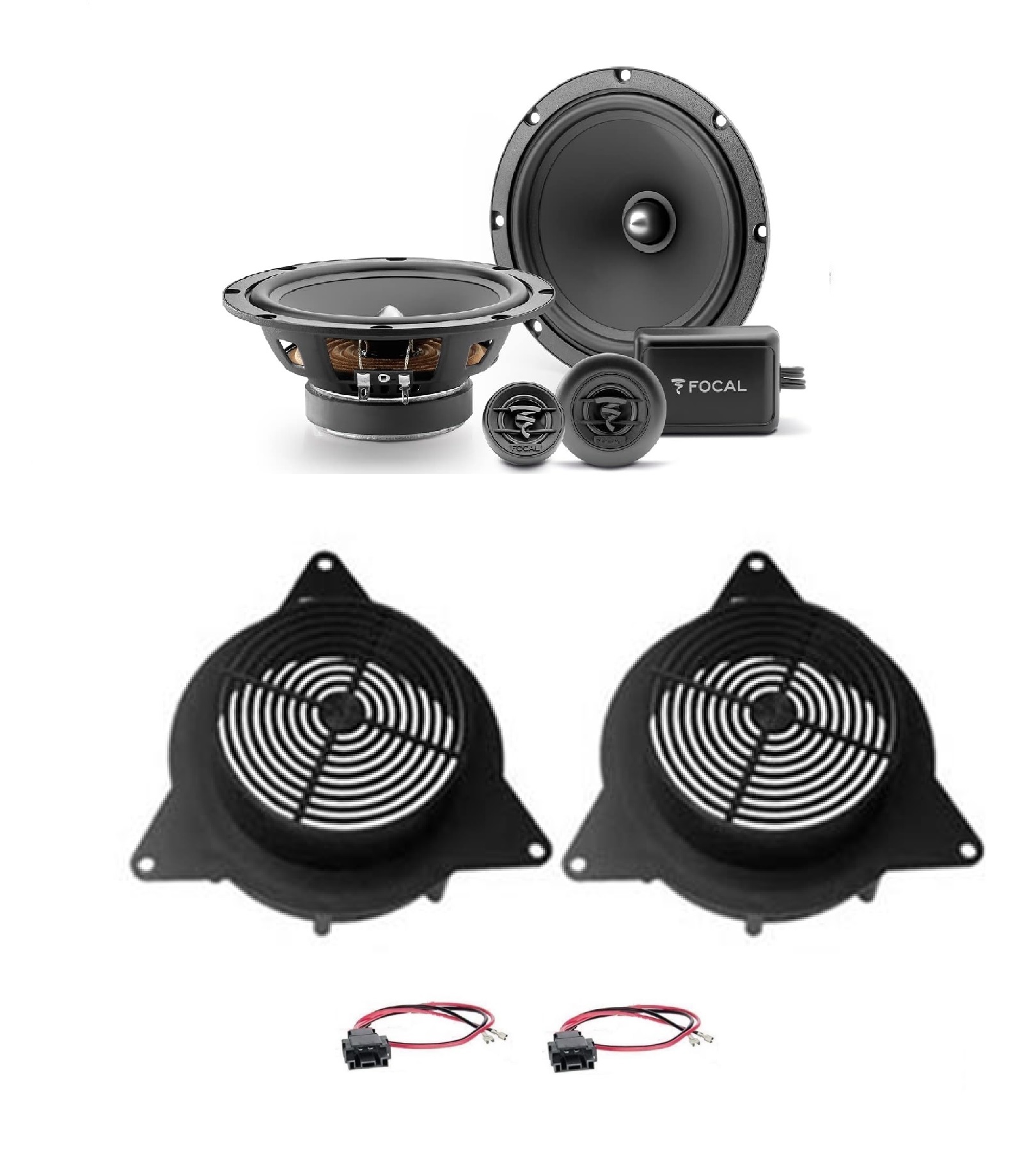 Kit altoparlanti FOCAL per Mercedes ML (W163) Anteriori
