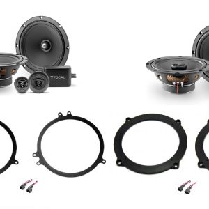 Kit 6 altoparlanti Focal per Audi TT serie dal 1998 MK1 Anteriori e Posteriori