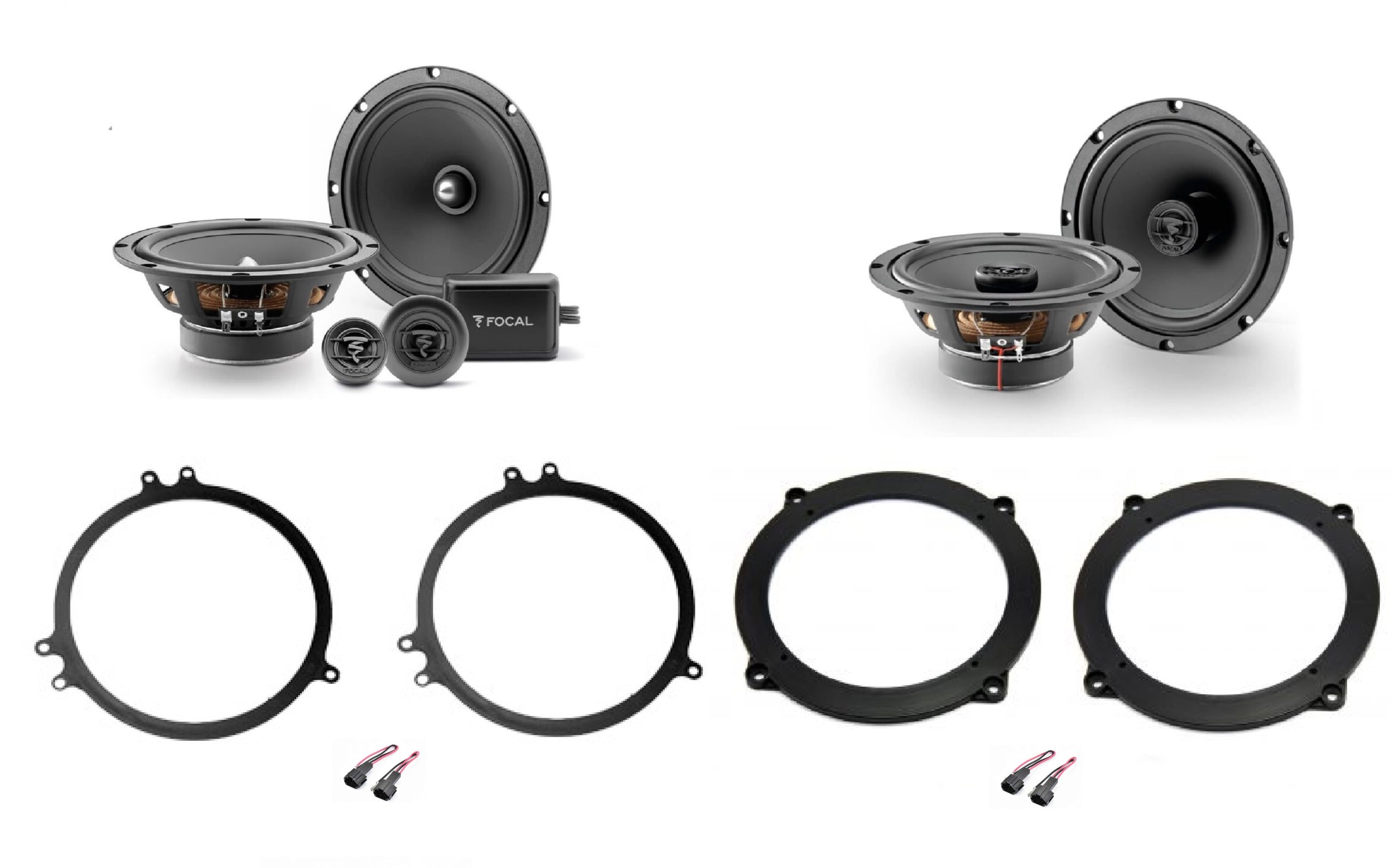 Kit 6 altoparlanti Focal per Audi TT serie dal 1998 MK1 Anteriori e Posteriori