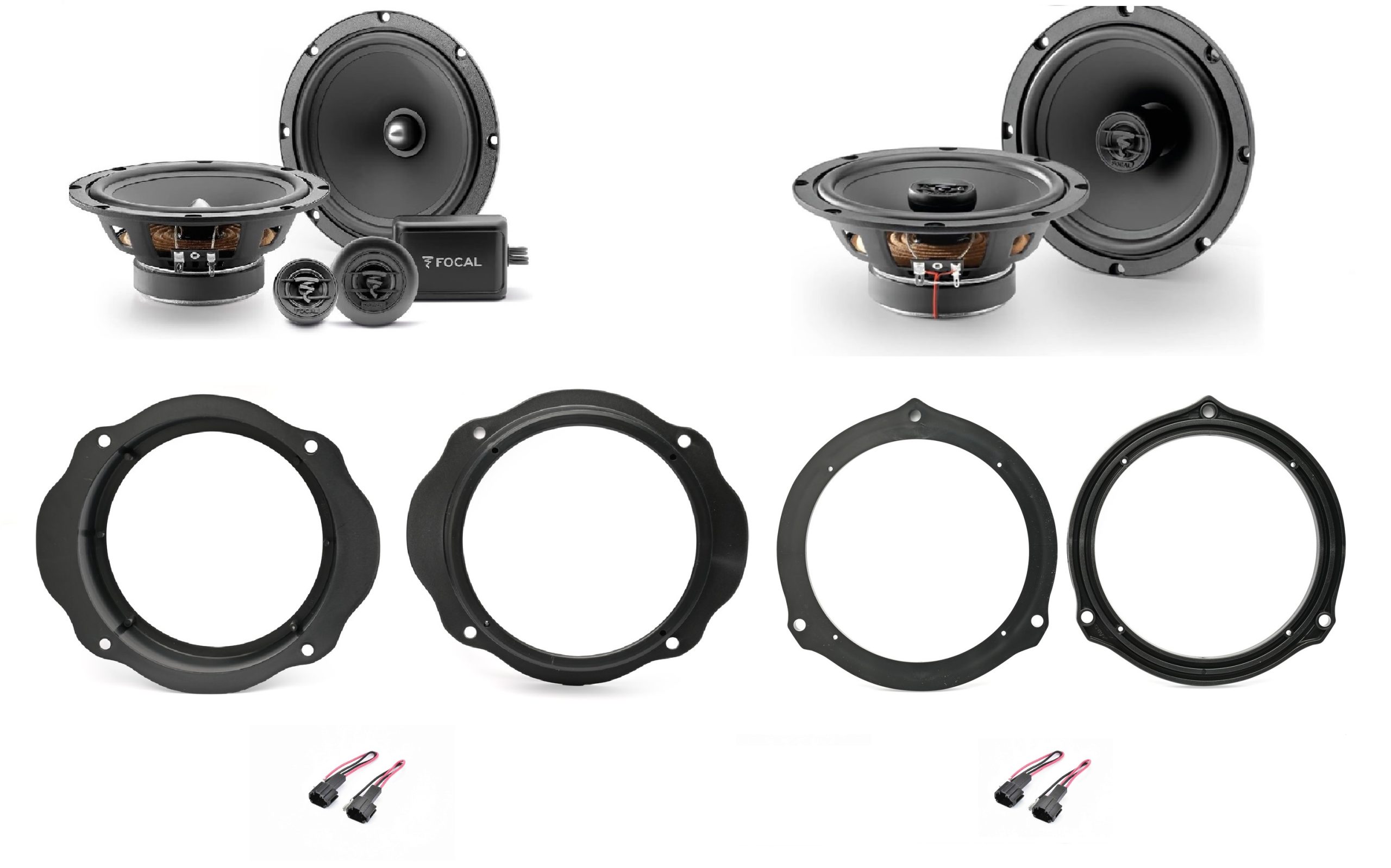 Kit 6 altoparlanti Focal per Ford Ecosport serie dal 2013 al 2022 Anteriori e Posteriori