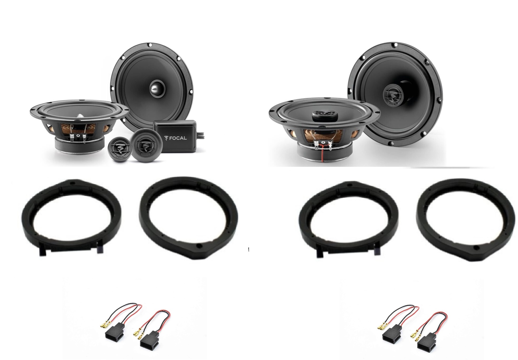 Kit 6 altoparlanti Focal per Honda Jazz serie GK Anteriori e Posteriori