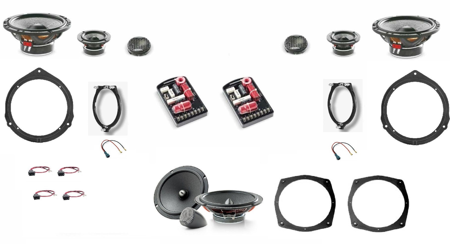 Kit altoparlanti Focal Mercedes W447 serie dal 2015