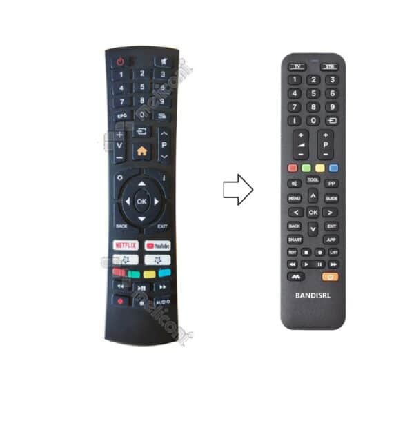1424* Telecomando compatibile per TV  Smart Tech SMT58F30UV2M1B1