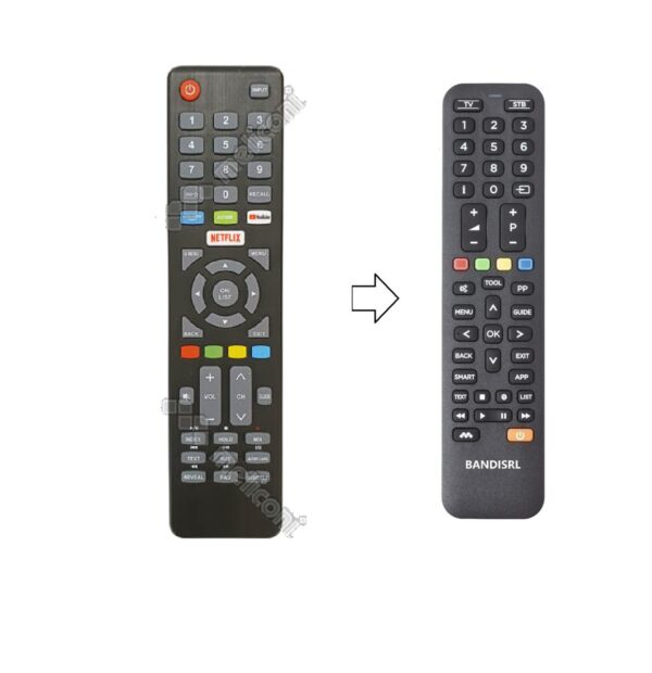 Telecomando compatibile per NGM TV 3204 L - immagine 2