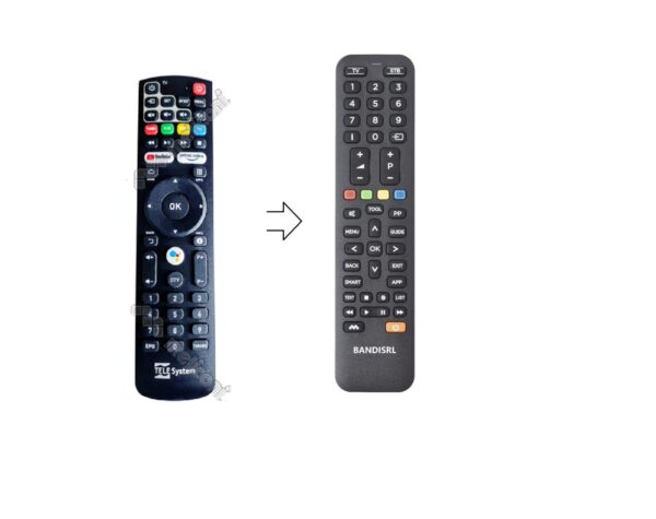 2306* Telecomando compatibile ( non originale ) per TELESYSTEM TS UP T2 4K