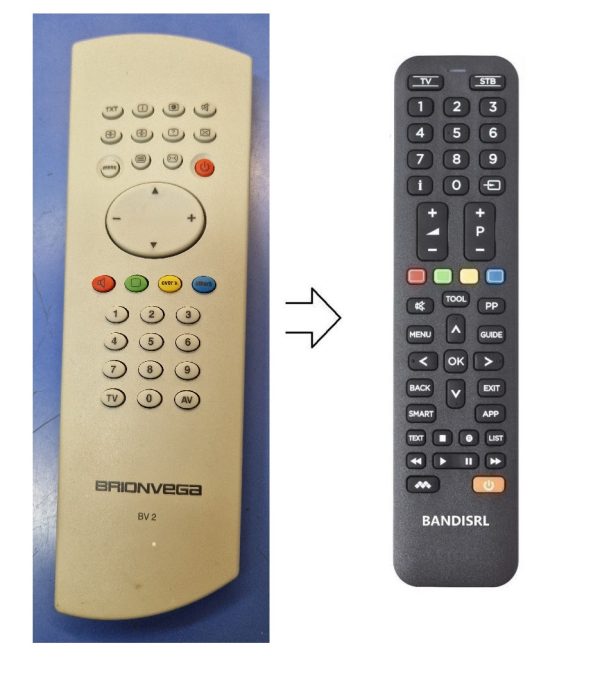 Telecomando compatibile per TV Brionvega BV2