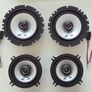 Kit altoparlanti Alpine + cavi per Peugeot 307 SW Anteriori e Posteriori dal 2001 al 2008