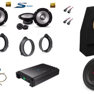Kit Alpine linea S2 per Audi A4 B7 Avant Altoparlanti + Amplificatore + Subwoofer