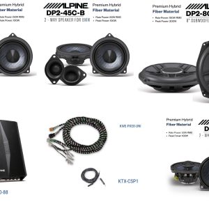 Alpine DP2 Complete Package per BMW serie 4 F36 Grand Coupè dal 2013 al 2021 Plug & Play