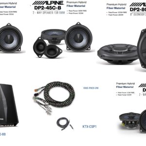 Alpine DP2 Complete Package per BMW X3 G01 dal 2017 al 06/2019 Plug & Play