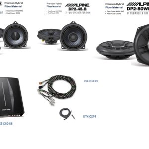 Alpine DP2 Complete Package per BMW serie 3 E93 dal 2007 al 2013  Plug & Play