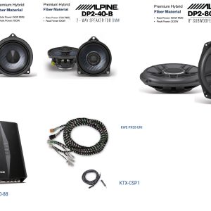 Alpine DP2 Complete Package per BMW serie 1 (F20) Plug & Play