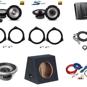 Kit Alpine linea S2 Hi Res per Mercedes classe C serie W204 DSP+Altoparlanti+Subwoofer
