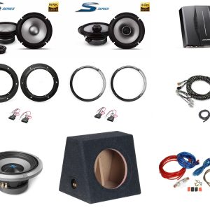 Kit Alpine linea S2 Hi Res per SKODA Superb II serie dal 2008 al 2015 DSP+Altoparlanti+Subwoofer