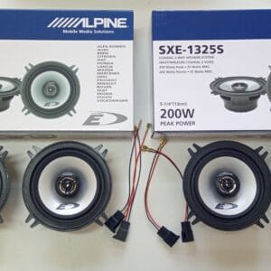 Alpine Kit altoparlanti + cavi per Dacia Duster Anteriori e Posteriori