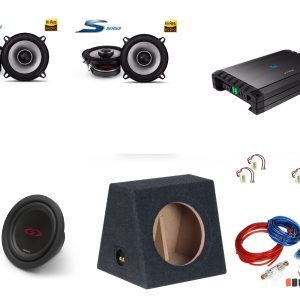 Kit Alpine linea S2 per BMW serie 3 modello E30 Altoparlanti + Amplificatore + Subwoofer