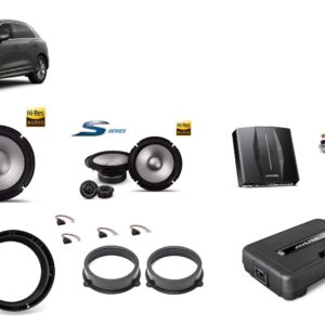 Kit Alpine S2 Hi Res per Audi Q3 Sportback (F3N) serie dal 2019 DSP+Altop.+Ampl.+Subwoofer