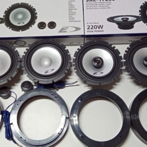 Kit 6 altoparlanti Alpine per Volkswagen Polo 9N Anteriori e Posteriori