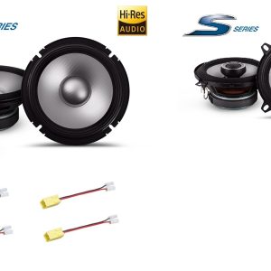 Kit 6 altoparlanti Alpine S2 per Alfa Romeo 145 Anteriori e Posteriori