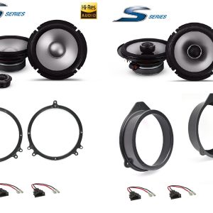 Kit 6 altoparlanti Alpine S2 per Audi A6 (4F,C6) 2004-2011 Anteriori e Posteriori