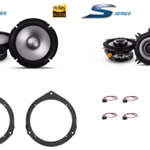 Kit 6 altoparlanti Alpine S2 per Mercedes CLK Class serie (W208) dal 1997 al 2002