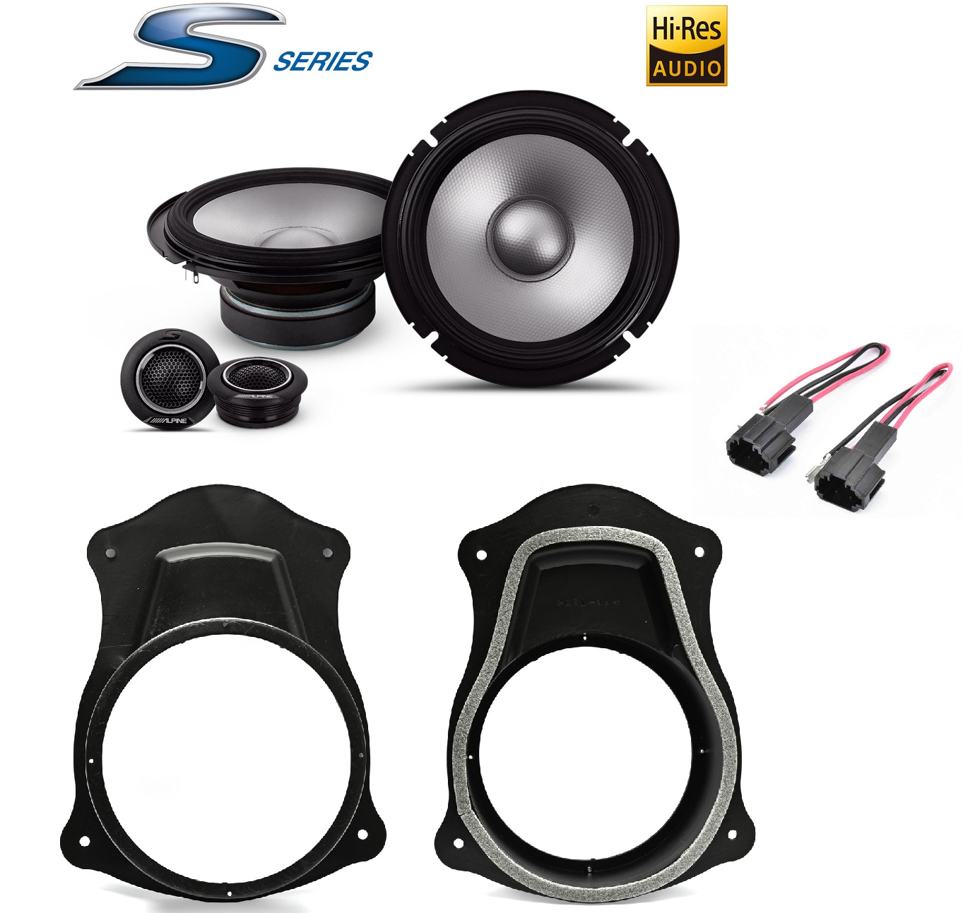 Kit 4 altoparlanti Alpine S2 per Ford Transit Connect