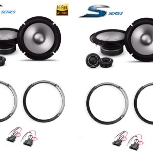 Kit 8 altoparlanti Alpine S2 per VW Golf VII Anteriori e Posteriori