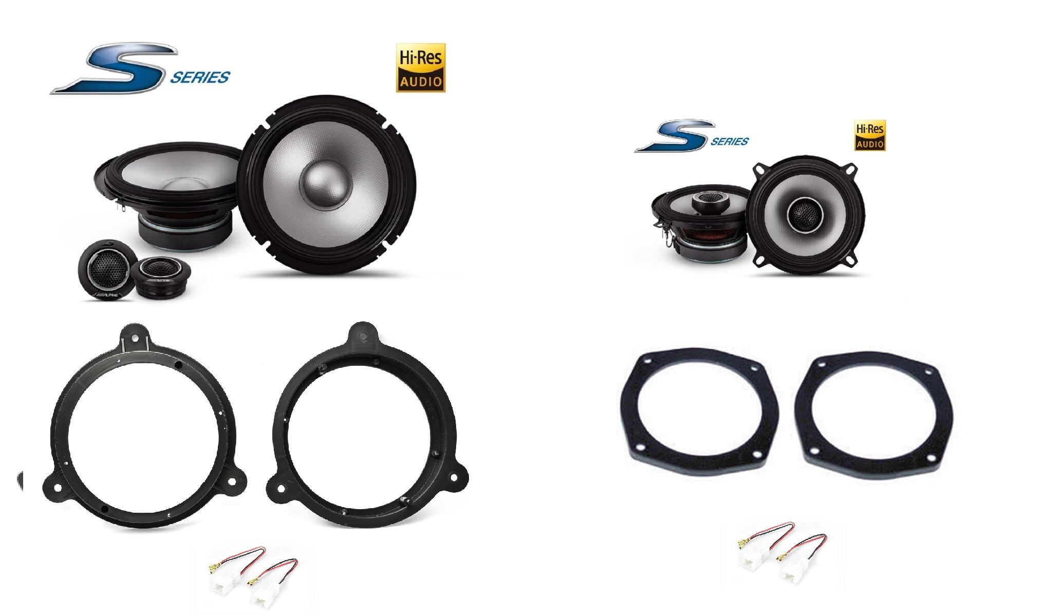 Kit 6 altoparlanti Alpine S2 per Nissan 350Z serie dal 2003 al 2009